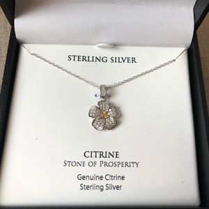 Citrine Stone of Prosperity Necklace